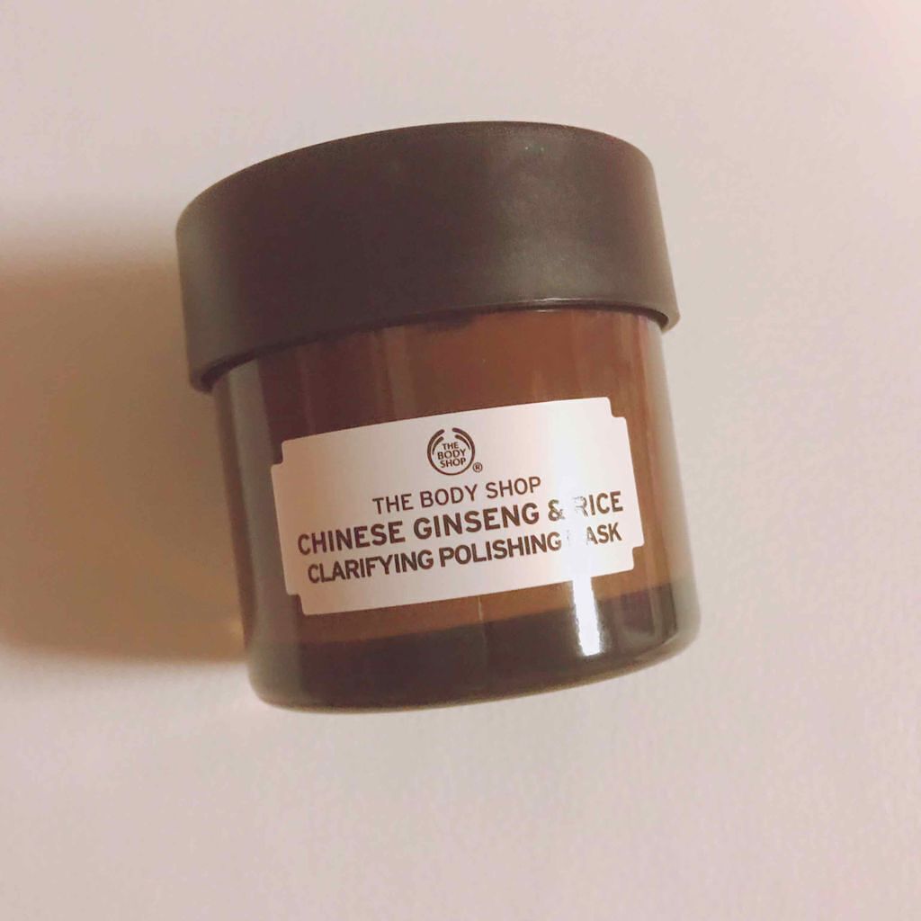 チャイニーズ ジンセン＆ライス クラリファイングポリッシングマスク/THE BODY SHOP/洗い流すパック・マスクを使ったクチコミ（1枚目）