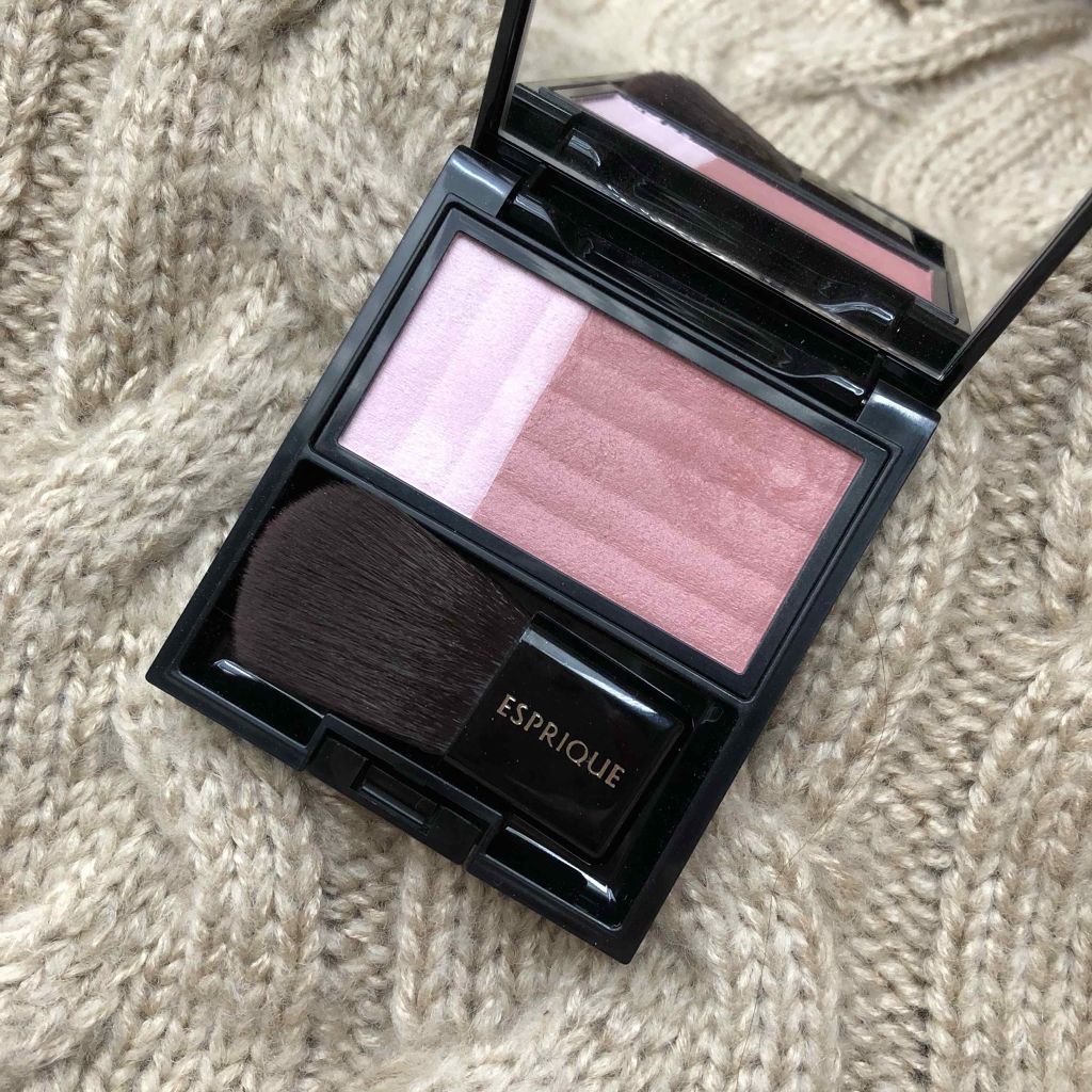 ESPRIQUE ピュアリーベール チークのクチコミ「透明感を溢れさせてくれるチーク🤧❤︎❤︎



エスプリーク ピュアリーベールチーク Ro-7.....」（2枚目）