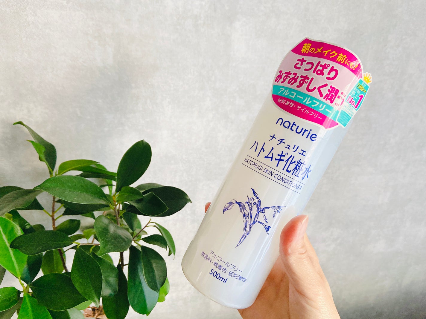 ハトムギ化粧水(ナチュリエ スキンコンディショナー R )/ナチュリエ/化粧水を使ったクチコミ(2枚目)