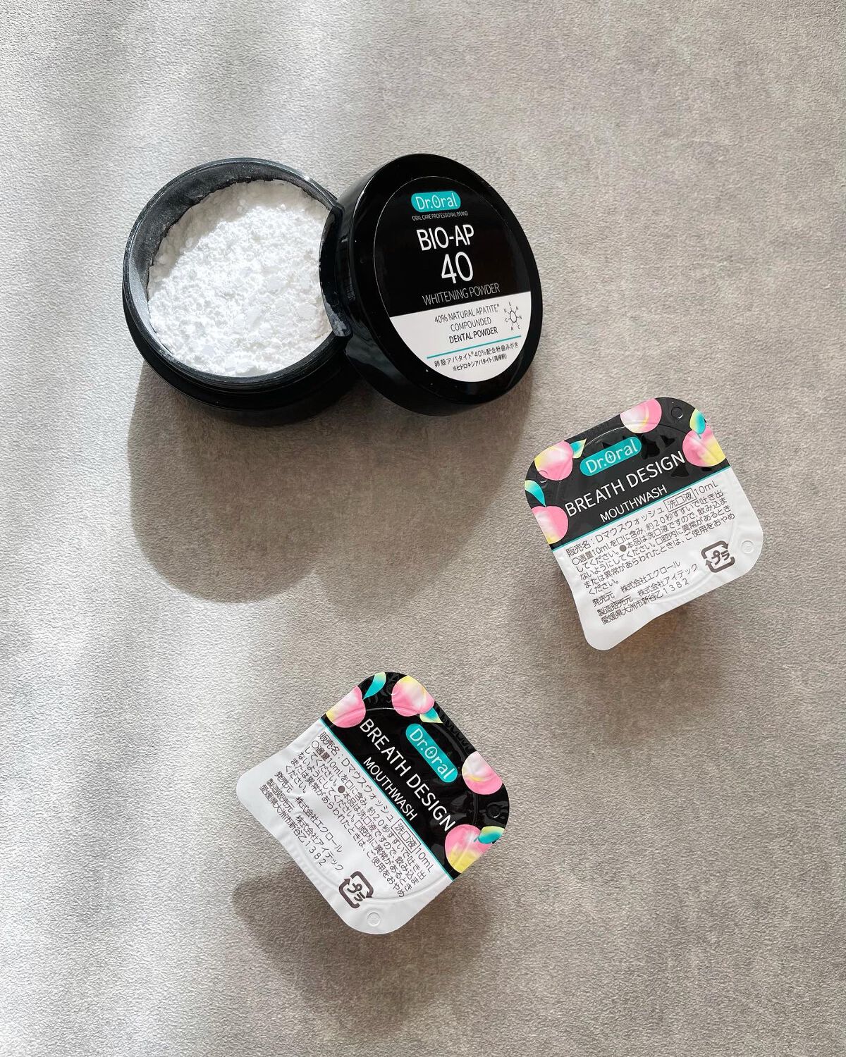 ホワイトニングパウダー ミント/Dr.Oral/歯磨き粉を使ったクチコミ（3枚目）