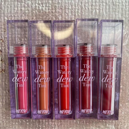 ザ ウォータリーデューティント/MERZY/リップティントを使ったクチコミ(2枚目)