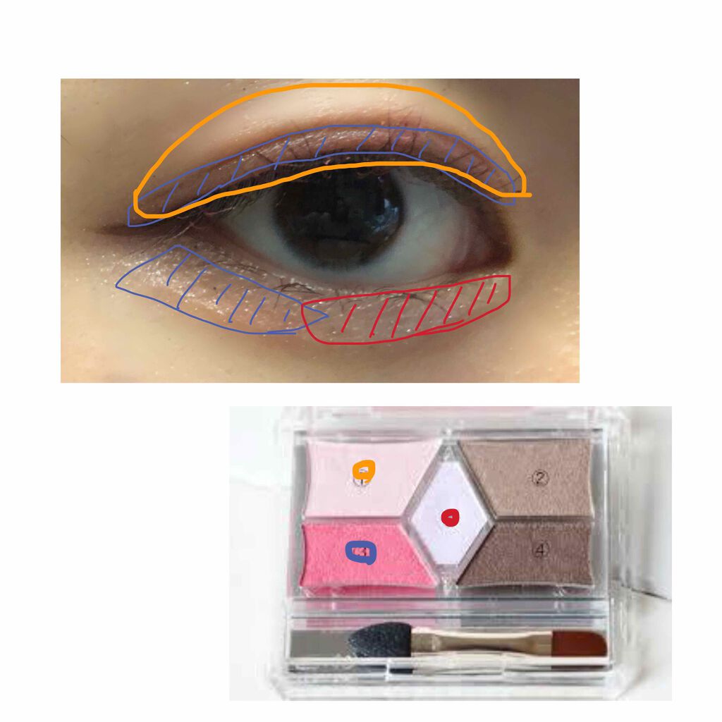 【旧品】パーフェクトスタイリストアイズ/キャンメイク/アイシャドウパレットを使ったクチコミ(2枚目)