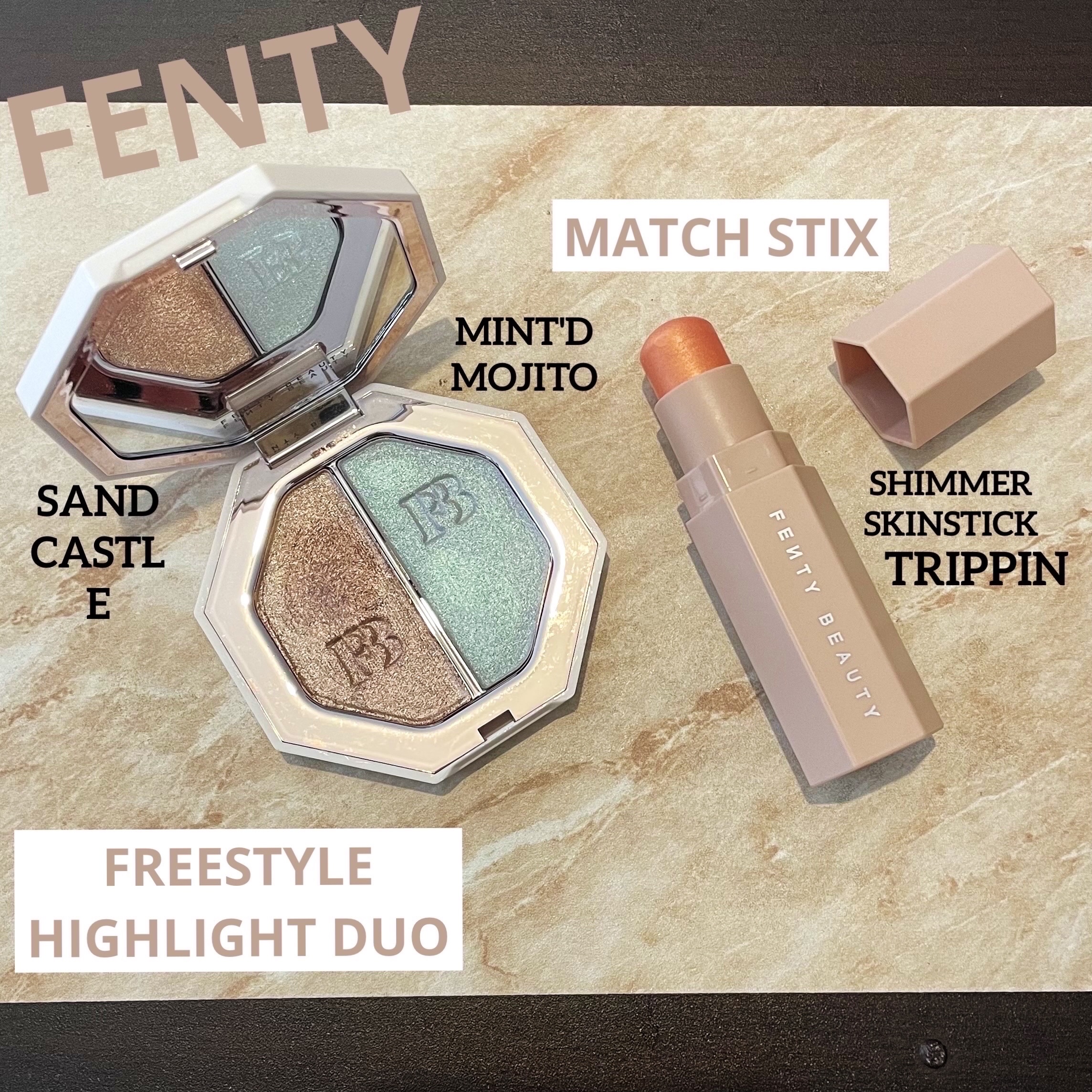 KILLAWATT FREESTYLE HIGHLIGHTER DUO/FENTY BEAUTY BY RIHANNA/パウダーハイライトを使ったクチコミ（1枚目）