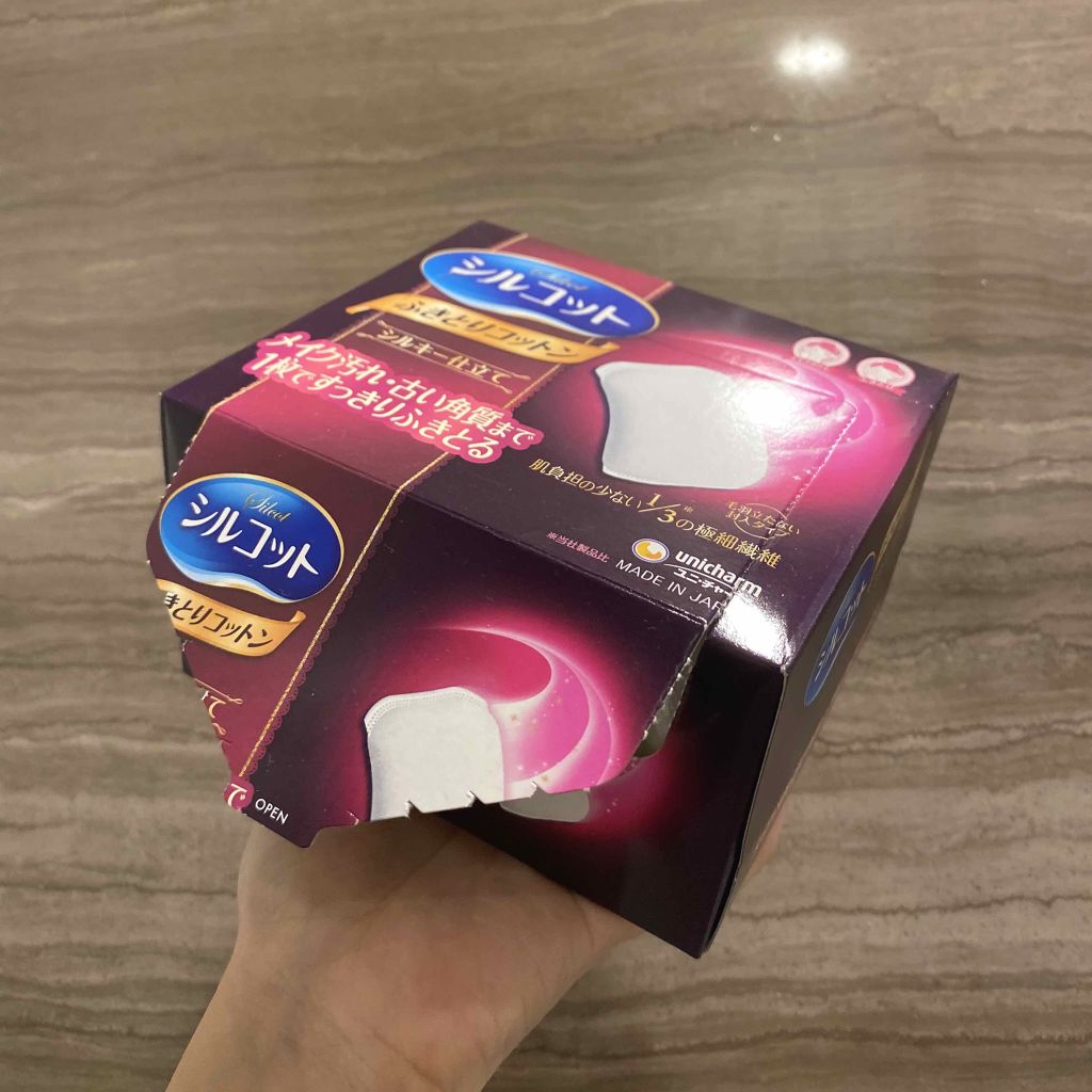 ふきとりコットンシルキー仕立て/シルコット/コットンを使ったクチコミ（1枚目）