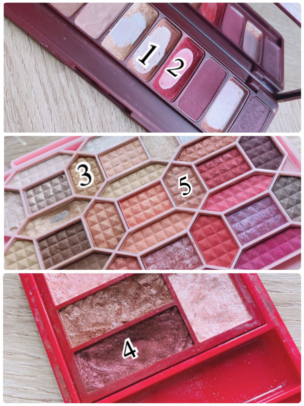 トリプルレシピアイズ/インテグレート/アイシャドウパレットを使ったクチコミ(4枚目)