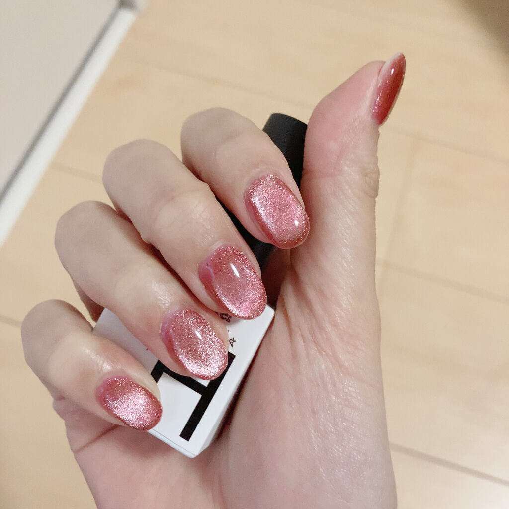 Milkyway&Cat's eye gel/ANNUUM/ジェルネイルを使ったクチコミ（2枚目）