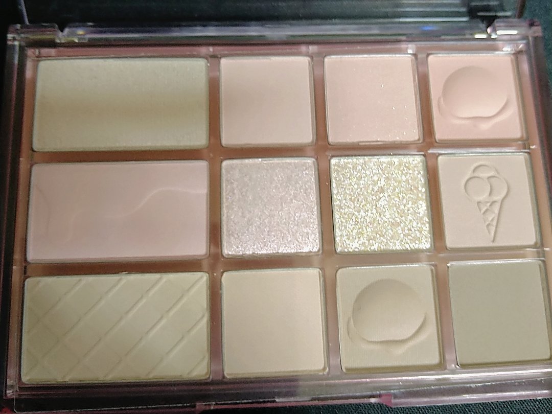 シェード アンド シャドウ パレット 03 SCOOP OF SHADE/CLIO/アイシャドウパレットを使ったクチコミ（1枚目）