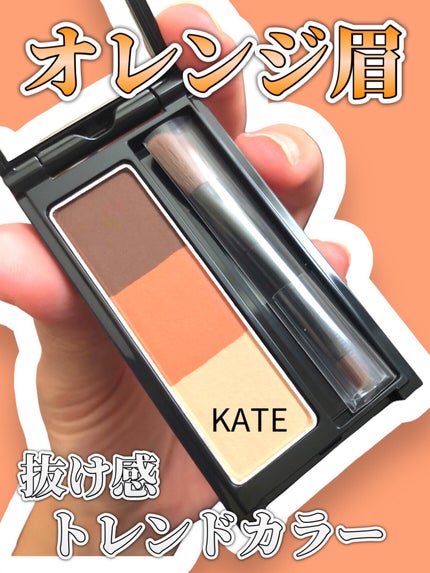 ケイト デザイニングアイブロウ3D/KATE/パウダーアイブロウを使ったクチコミ(1枚目)