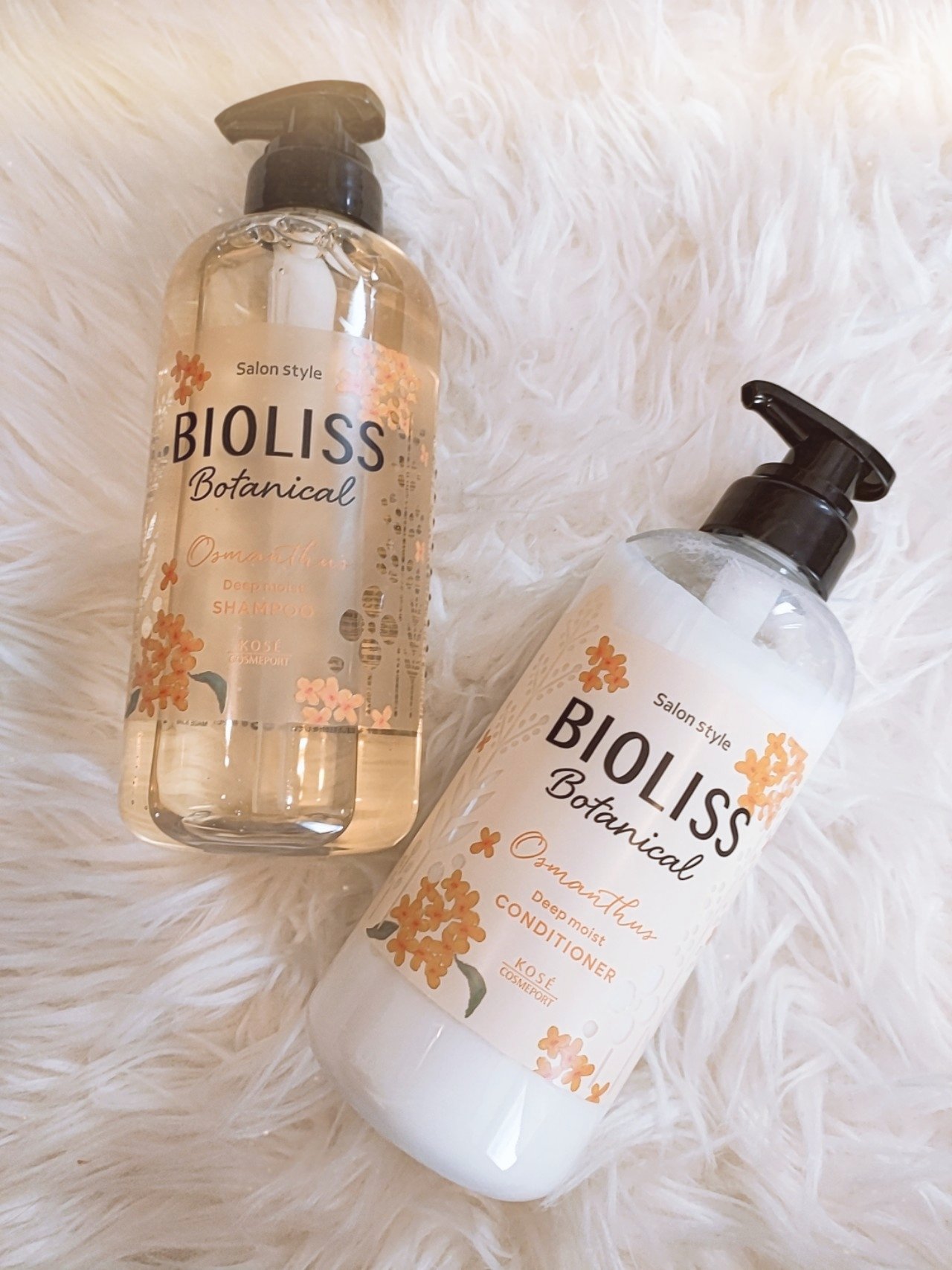 ボタニカル ペアセット（ディープモイスト） 金木犀の香り TH　　/SSビオリス/市販シャンプーを使ったクチコミ（1枚目）