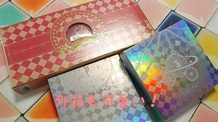 アリスドリームランドシリーズ 12色アイシャドウパレット(ZEESEA×大英博物館)/ZEESEA/アイシャドウパレットを使ったクチコミ(2枚目)