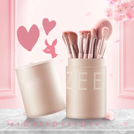 ローズクラウドメイクブラシセット/ZEESEA/メイクブラシを使ったクチコミ(1枚目)