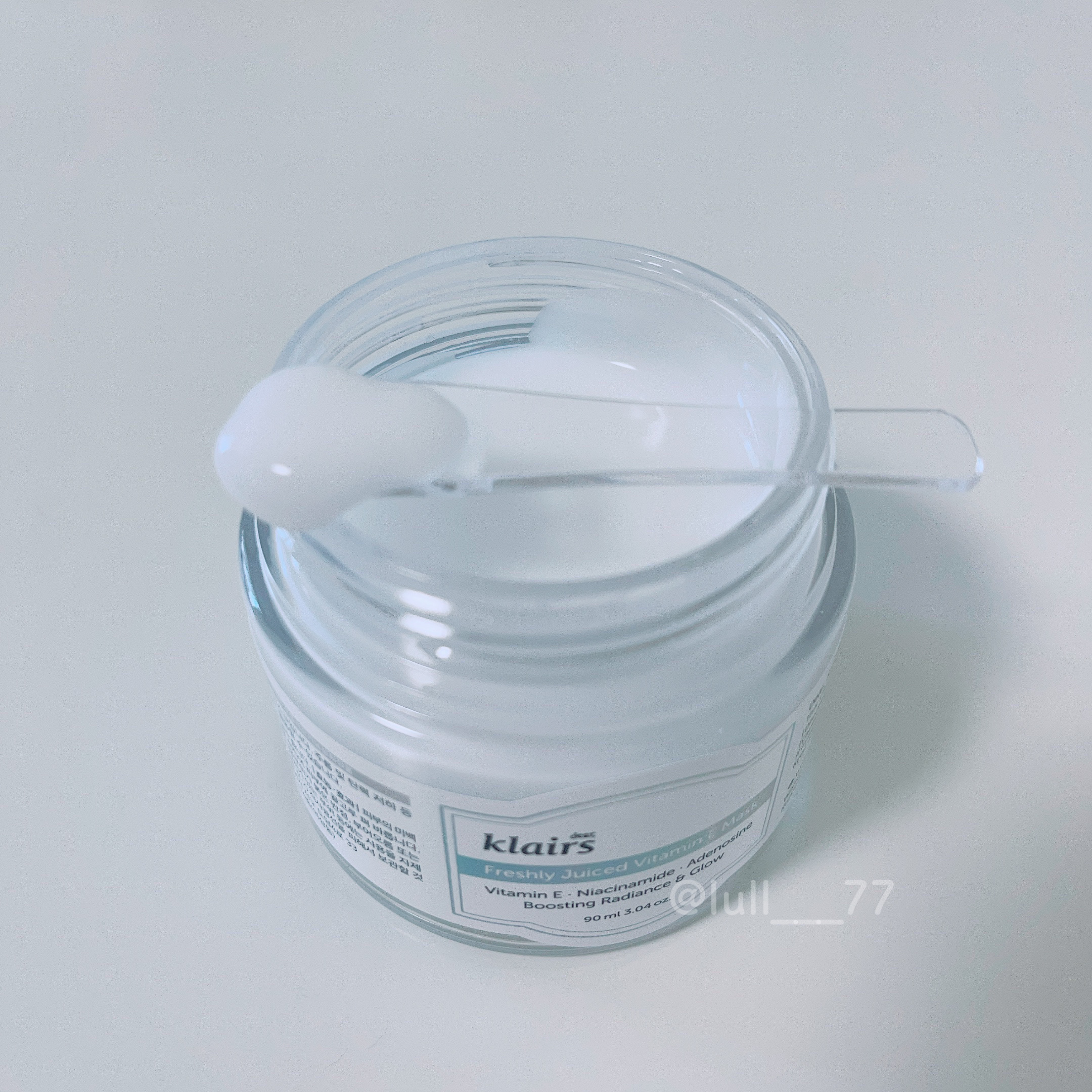 フレッシュリージュースドビタミンEマスク(90g)/Klairs/フェイスクリームを使ったクチコミ（2枚目）