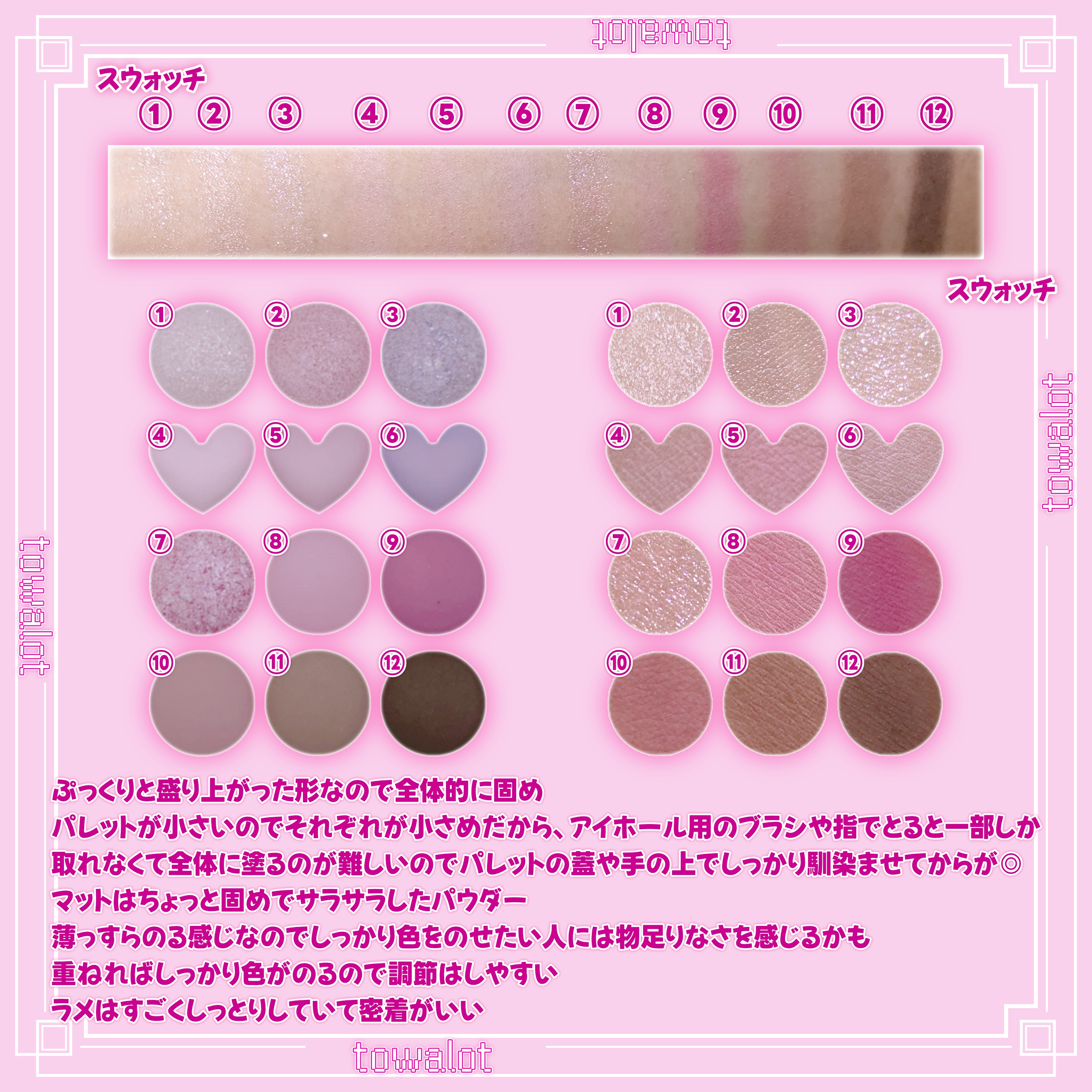 目元チュートリアルアイパレット/Colorgram/アイシャドウパレットを使ったクチコミ（3枚目）