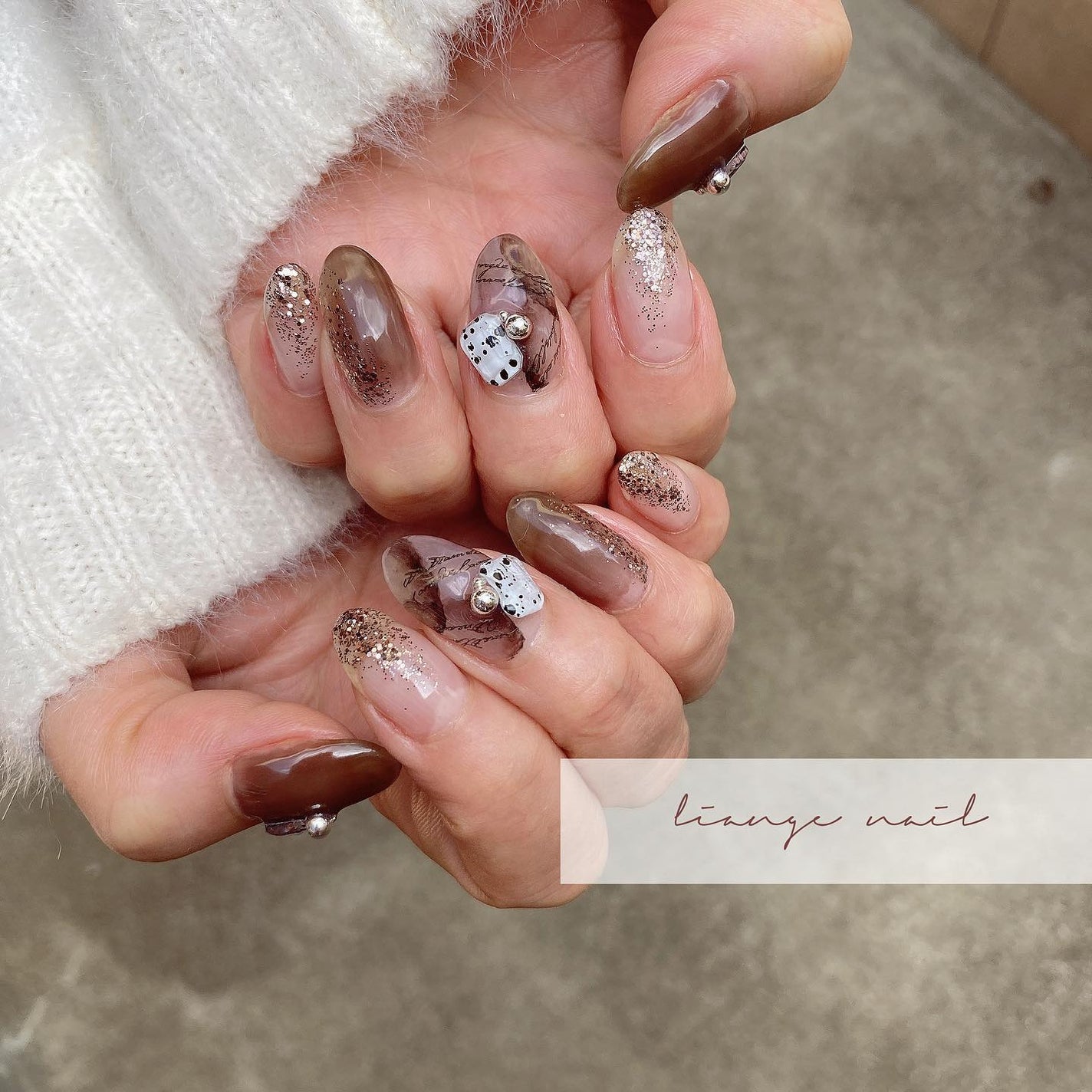 Yuki on LIPS 「.@bonnail_insta▫︎Designstonemix..」(1枚目)