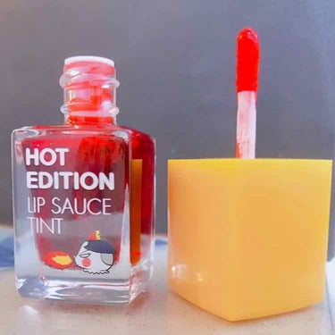 TONYMOLY Hot Edition LIP SAUSE TINTのクチコミ「コリアンタウンで購入したリップを紹介します。

【TONYMOLY】
この、ティントは色持ちが.....」（2枚目）