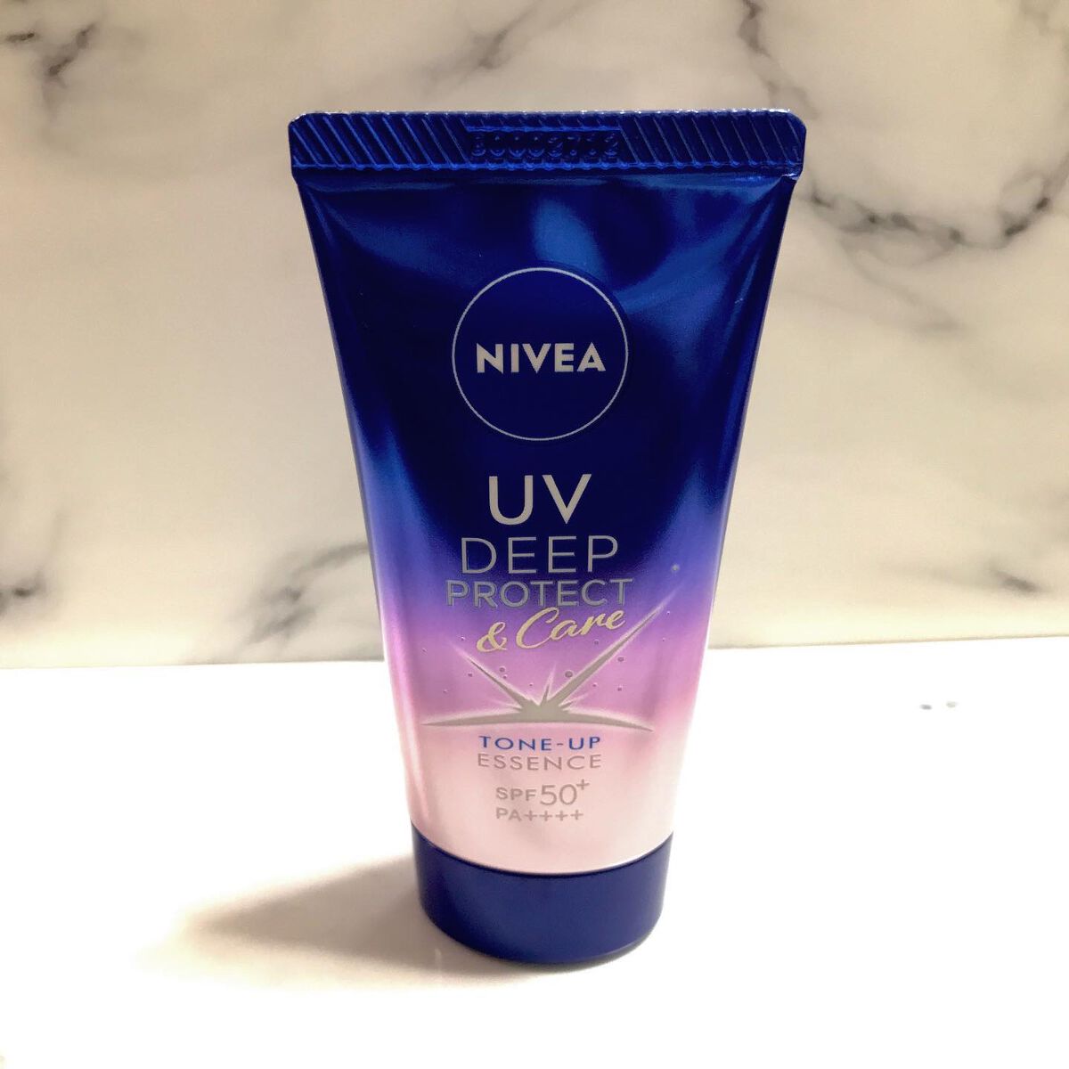 ニベアUV ディープ プロテクト＆ケア トーンアップ エッセンス/ニベア/日焼け止めローションを使ったクチコミ（1枚目）