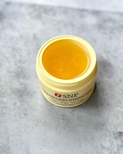 SNP ゴールド コラーゲン スリーピング パック/SNP/シートマスク・パックを使ったクチコミ(1枚目)