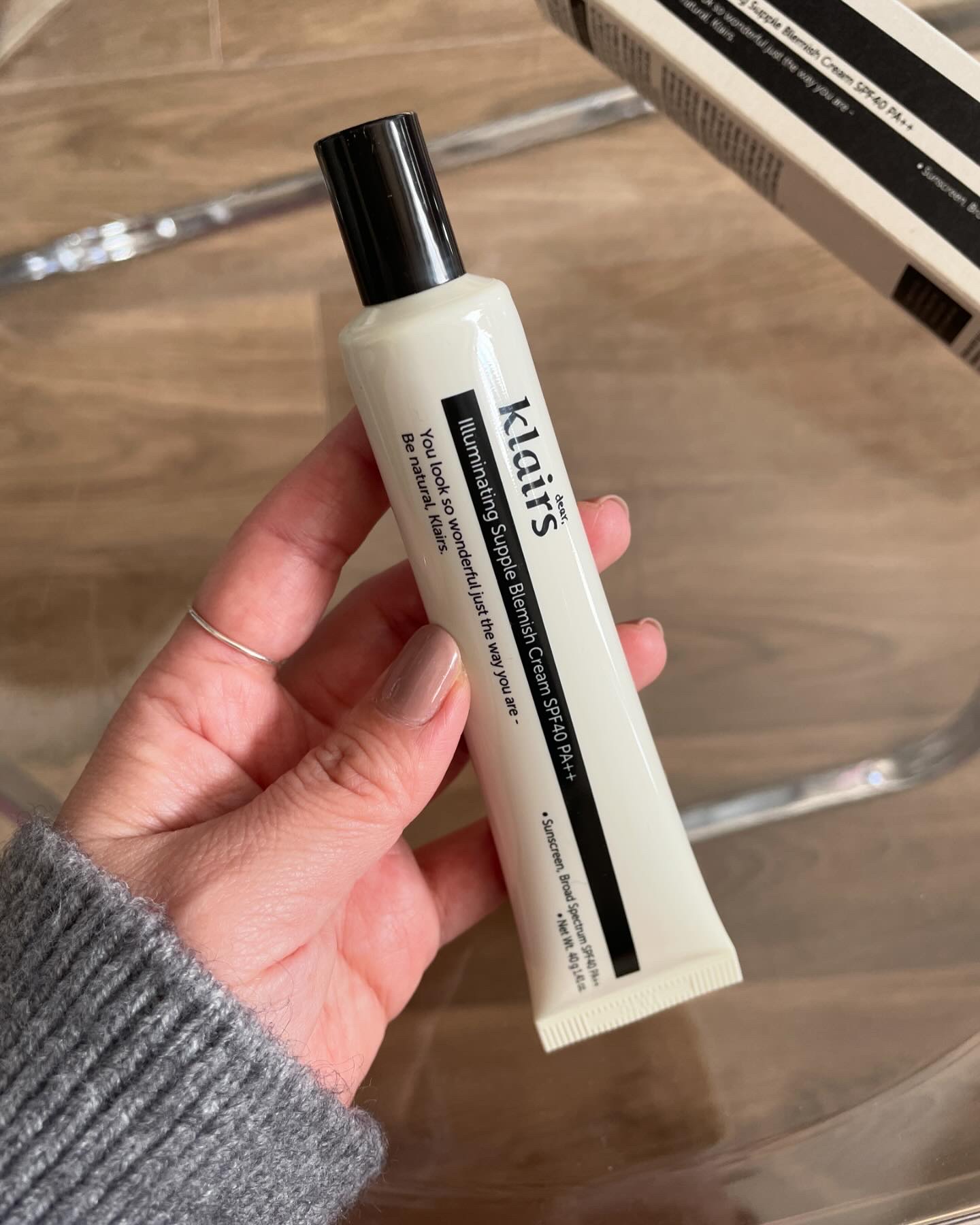 イルミネーティングサプルブレミッシュクリーム(40ml)/Klairs/化粧下地を使ったクチコミ（1枚目）