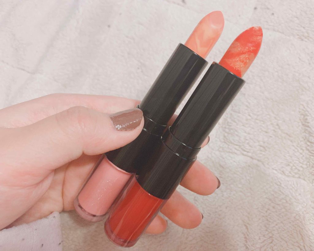 HANAEMI. マーブルリップ&グロス/HANAEMI./口紅を使ったクチコミ(2枚目)