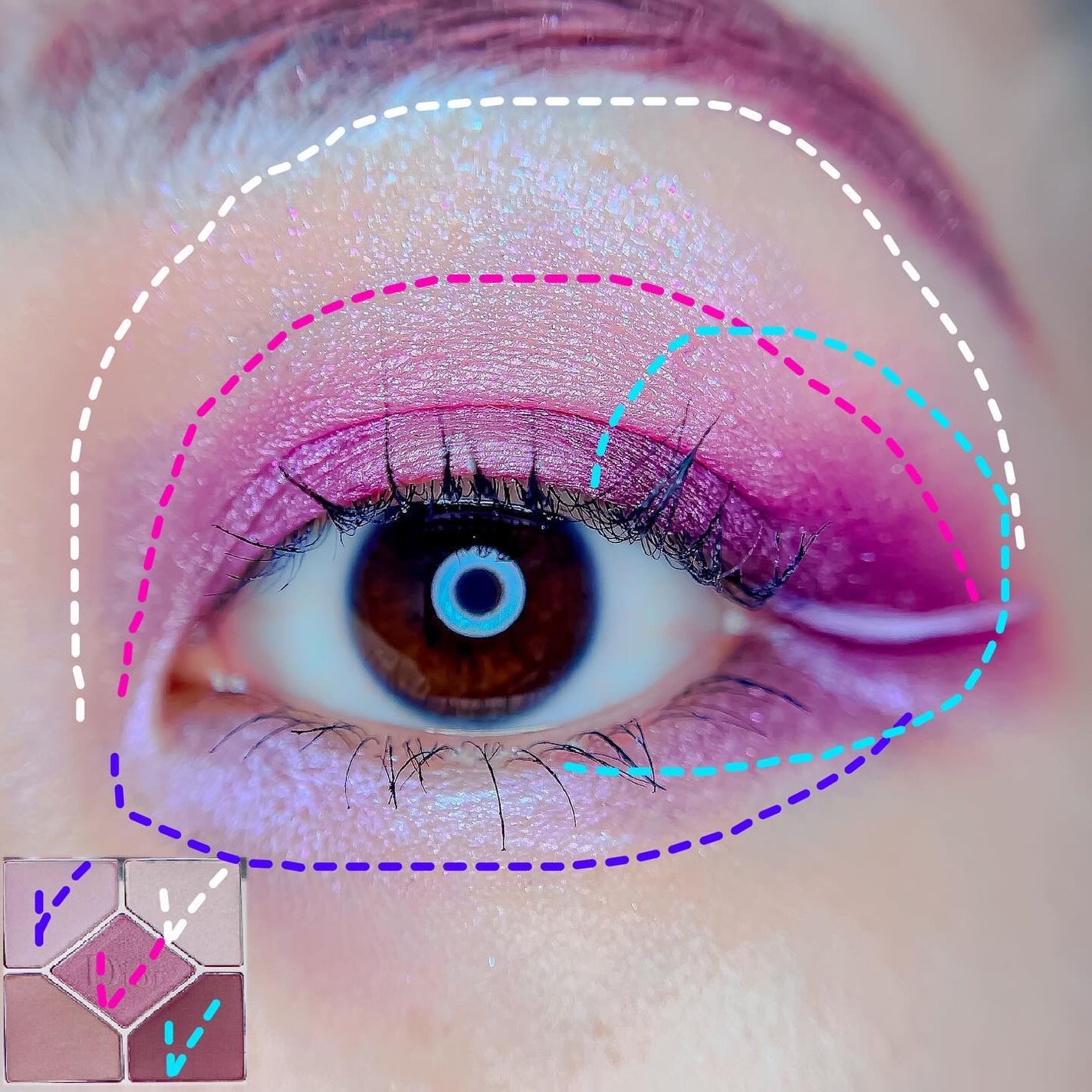 【旧】サンク クルール クチュール/Dior/アイシャドウパレットを使ったクチコミ(2枚目)