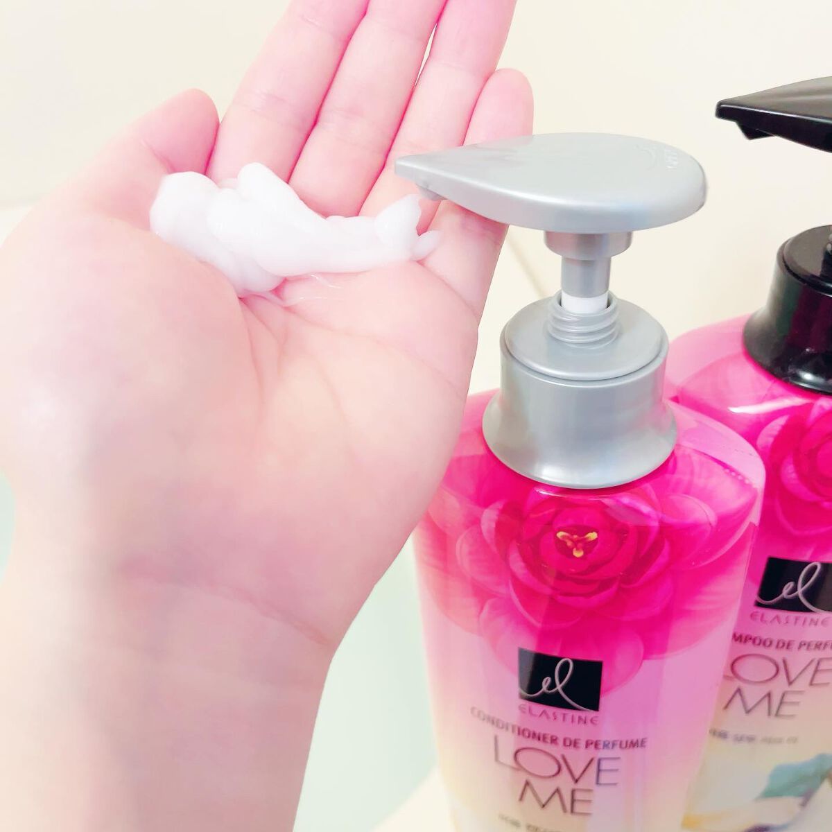 パフュームシャンプー&コンディショナー/エラスチン/シャンプー・コンディショナーを使ったクチコミ(4枚目)