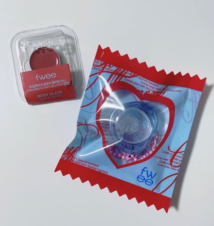 フィー リップアンドチーク グローイジェリーポット/fwee/リップグロスを使ったクチコミ(3枚目)