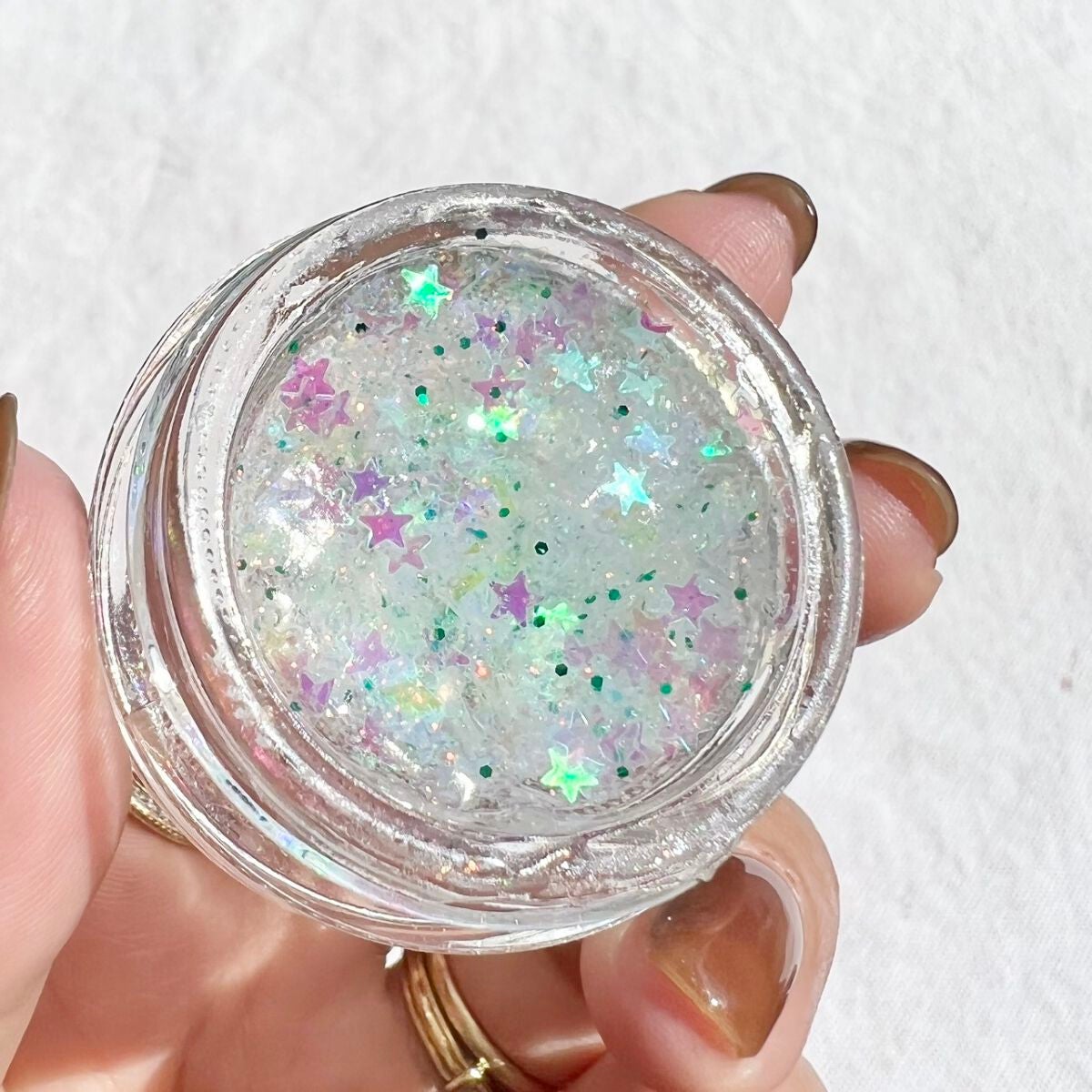 グリッタージェリー WH/ZEESEA/グリッターを使ったクチコミ(4枚目)