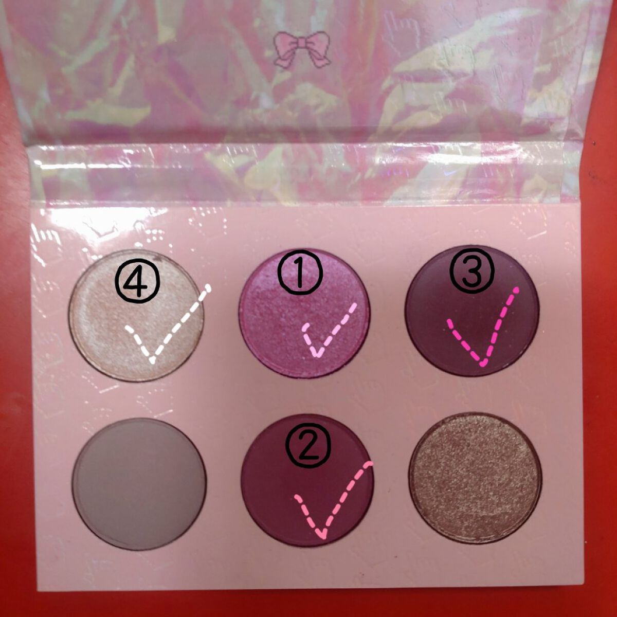 PRETTY MUCH/ColourPop/アイシャドウパレットを使ったクチコミ（2枚目）