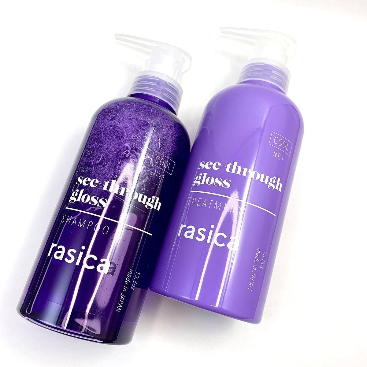 シースルーグロスシャンプー/トリートメント/rasica/市販シャンプーを使ったクチコミ(1枚目)