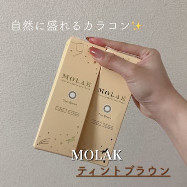 MOLAK 1day ティントブラウン/MOLAK/ワンデー（１DAY）カラコンを使ったクチコミ（1枚目）