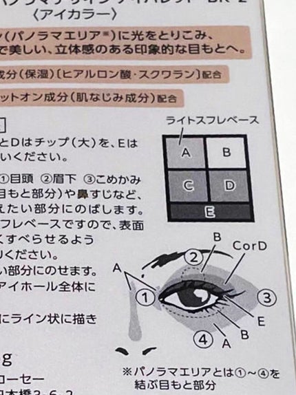 パノラマデザイン アイパレット/Visée/アイシャドウパレットを使ったクチコミ(2枚目)