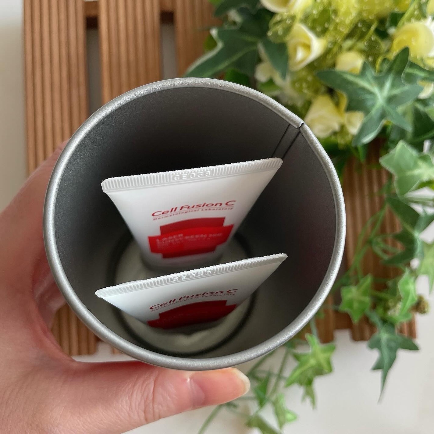 レーザーサンスクリーン 100/Cell Fusion C(セルフュージョンシー)/日焼け止めクリームを使ったクチコミ(3枚目)