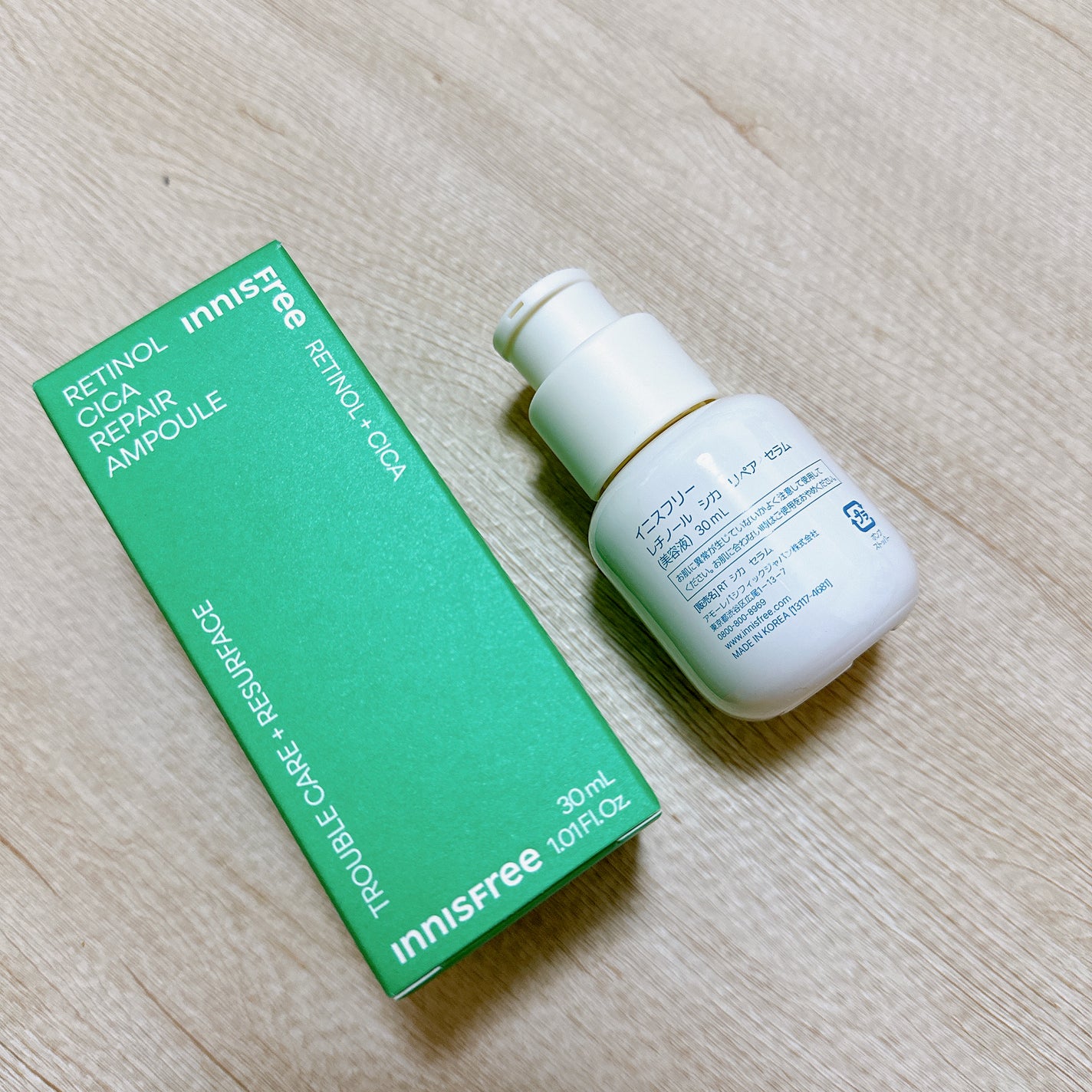 レチノール シカ リペア セラム/innisfree/美容液を使ったクチコミ(3枚目)