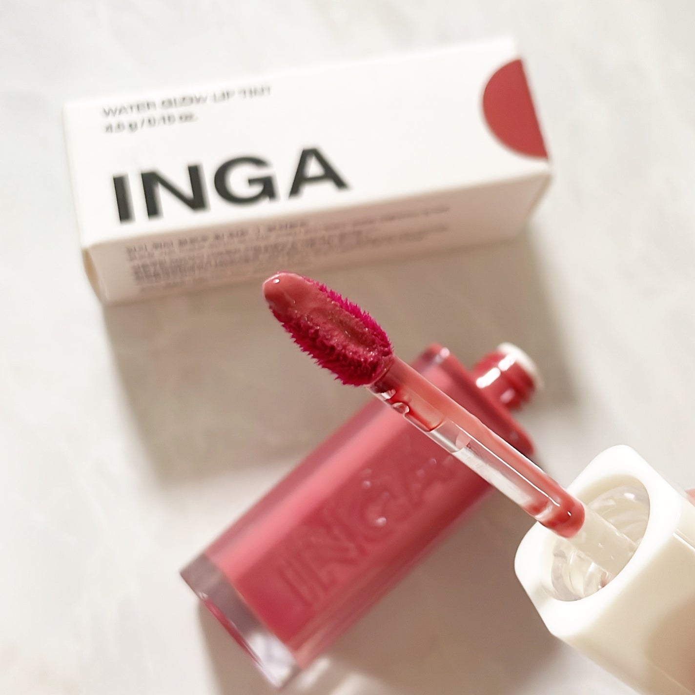 ウォーターグローリップティント/INGA/リップティントを使ったクチコミ(3枚目)