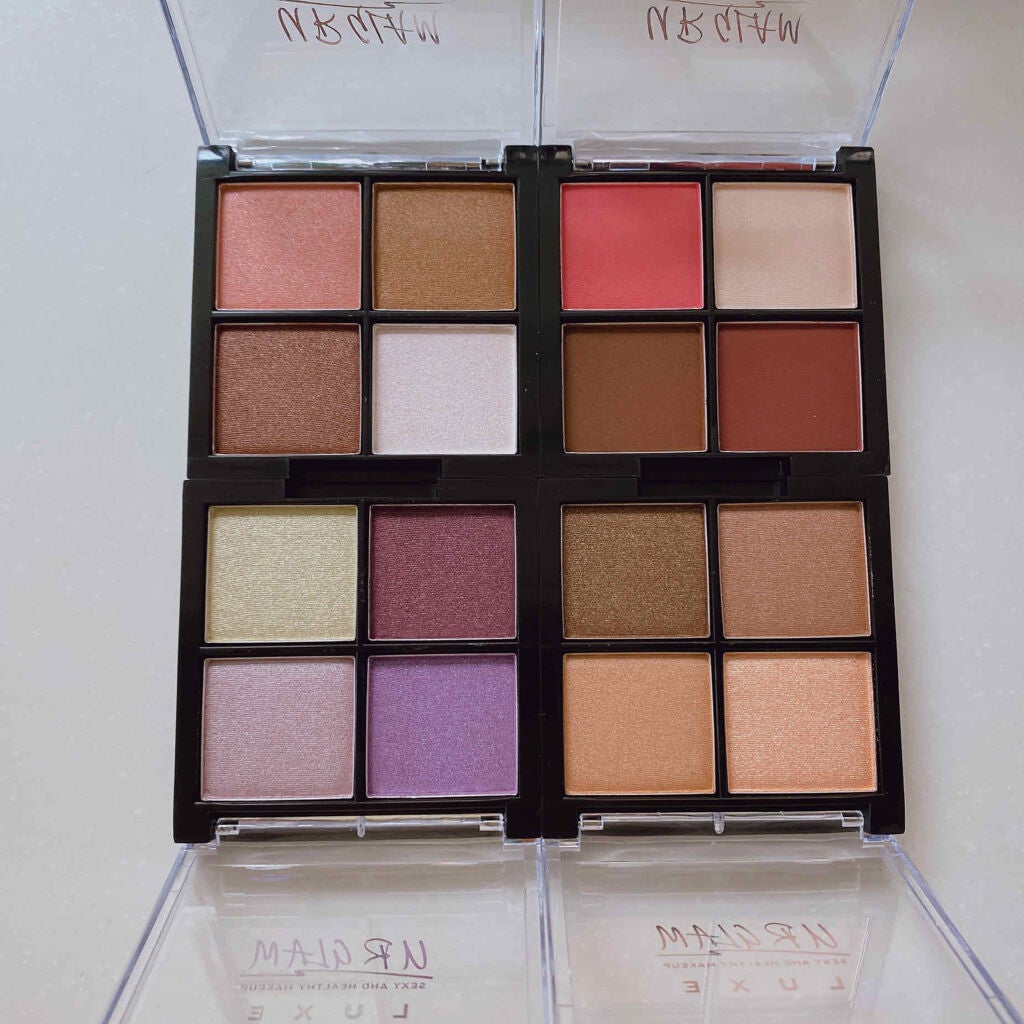 UR GLAM LUXE 4 COLORS EYESHADOW PALLET/U R GLAM/アイシャドウパレットを使ったクチコミ(1枚目)