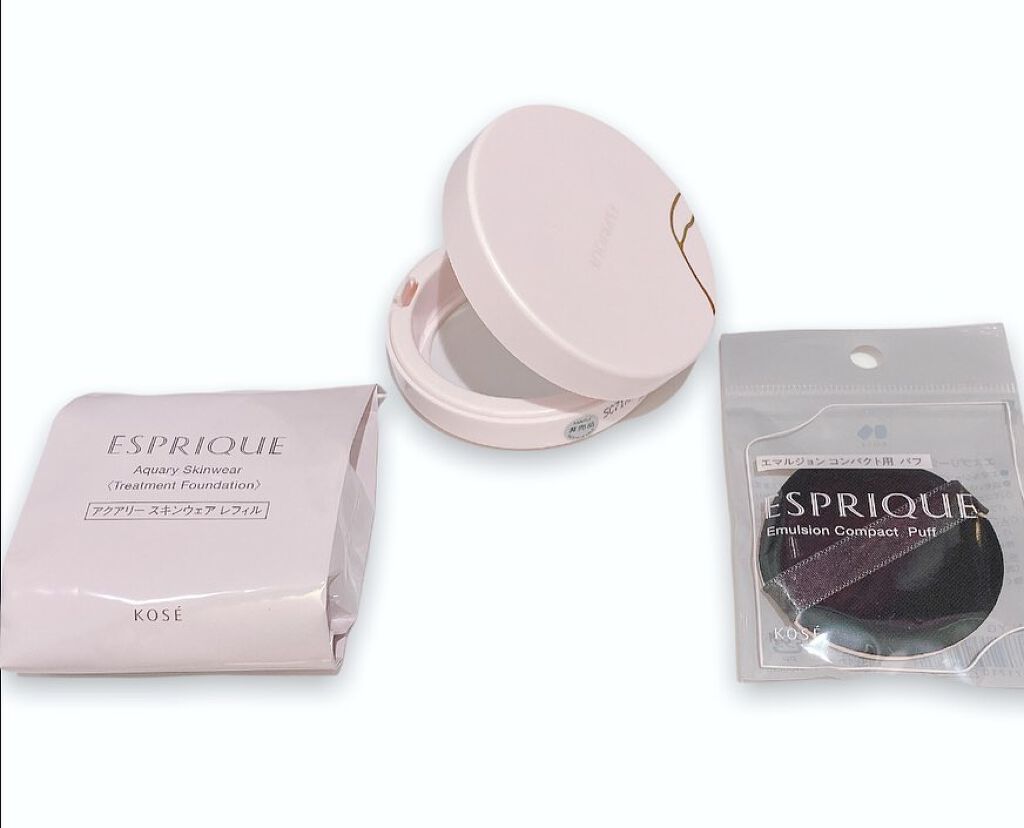 アクアリースキンウェア/ESPRIQUE/クッションファンデーションを使ったクチコミ(3枚目)