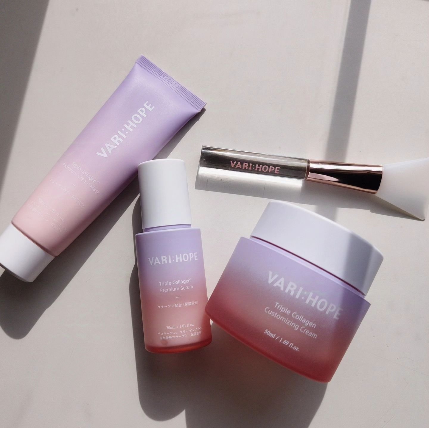 トリプルコラーゲンプレミアムクリームマスク/VARI:HOPE/フェイスクリームを使ったクチコミ（1枚目）
