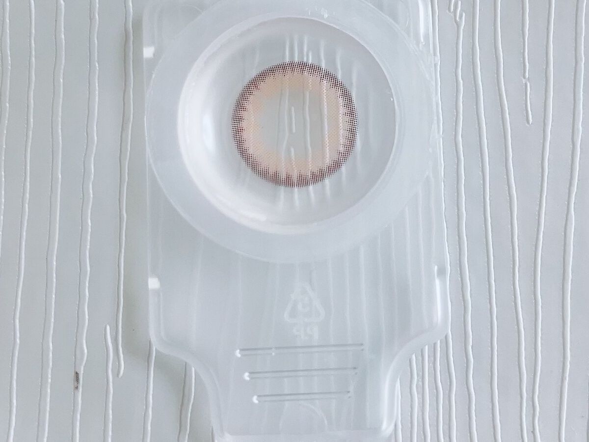 cloud pudding pink brown/chuu LENS/カラーコンタクトレンズを使ったクチコミ（2枚目）