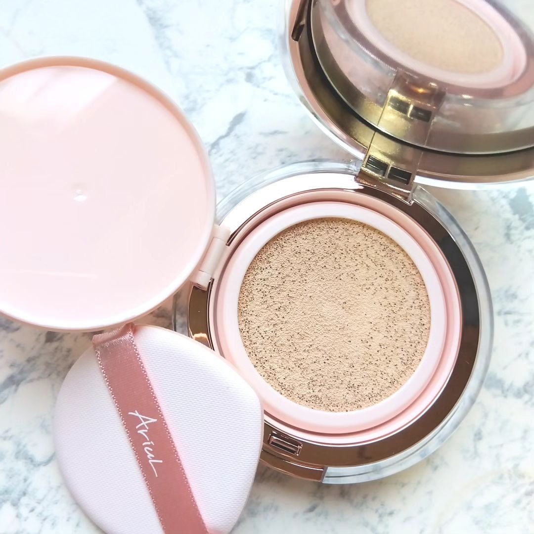 アリウル インクフェザーカバーラスティングクッション/Ariul/クッションファンデーションを使ったクチコミ(4枚目)