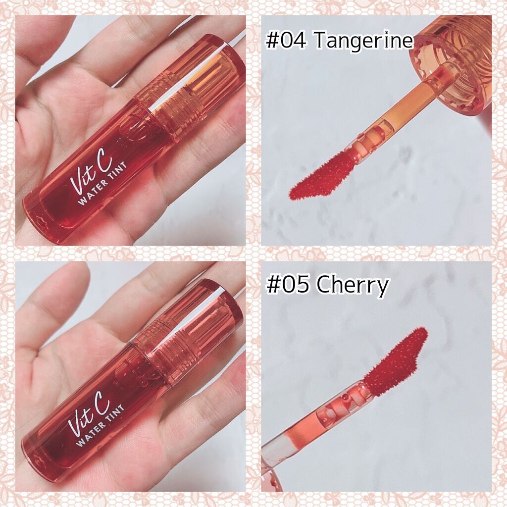 Vit C ウォーターティント/CathyDoll/リップティントを使ったクチコミ(2枚目)