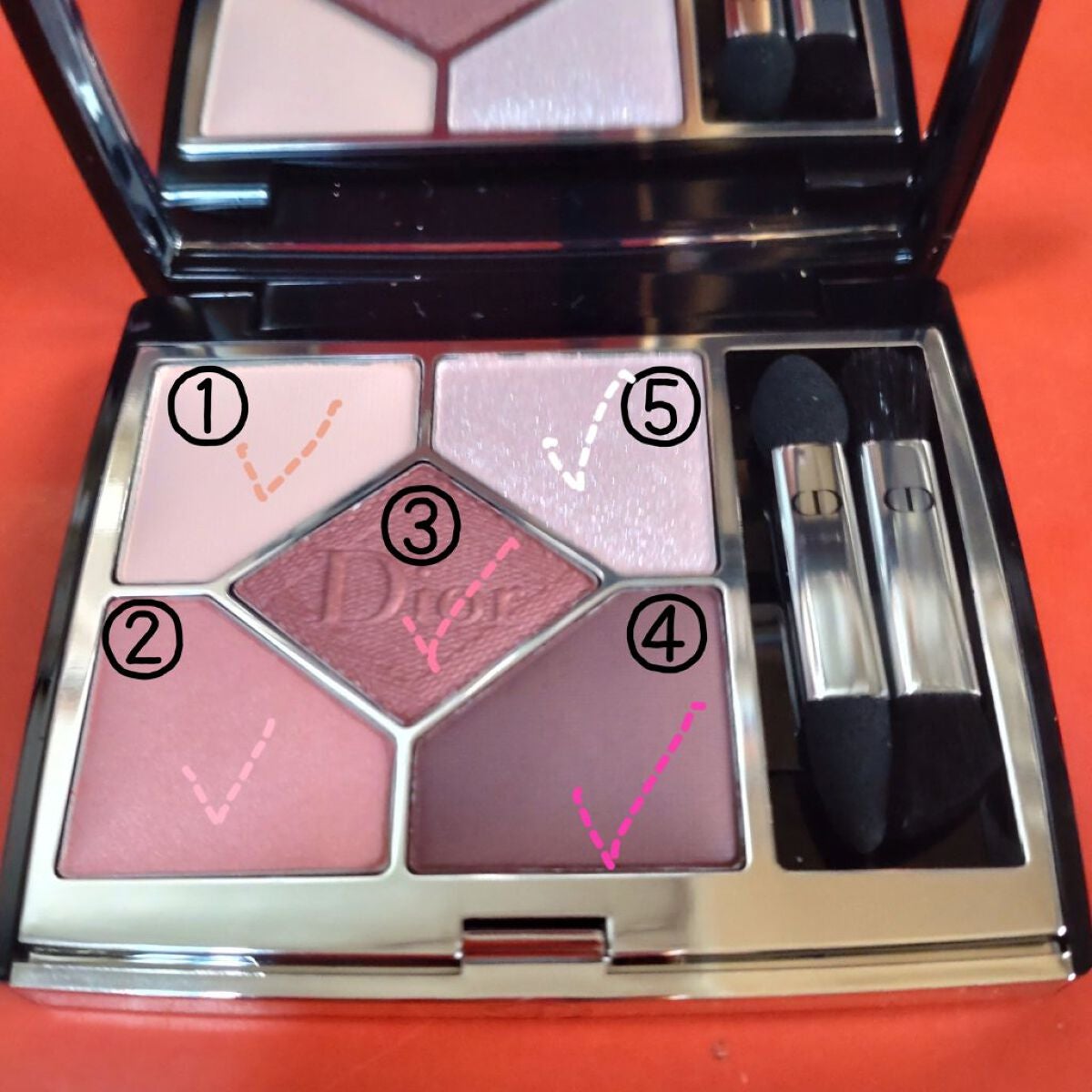 【旧】サンク クルール クチュール/Dior/アイシャドウパレットを使ったクチコミ(2枚目)