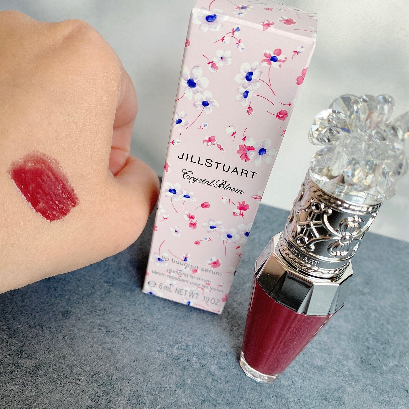 ジルスチュアート クリスタルブルーム リップブーケ セラム/JILL STUART/リッププランパーを使ったクチコミ(4枚目)