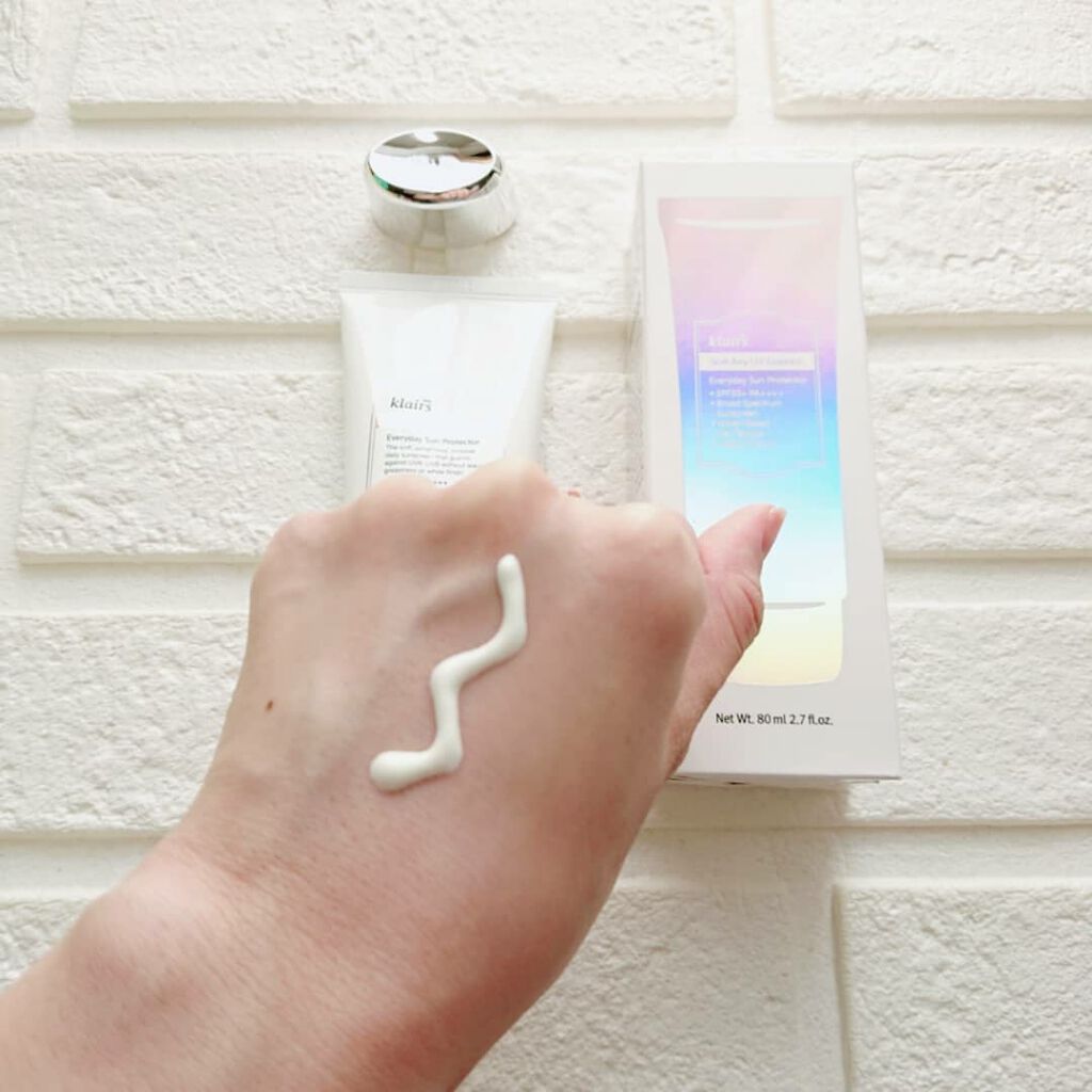ソフトエアリーUVエッセンス/Klairs/日焼け止めローションを使ったクチコミ(2枚目)