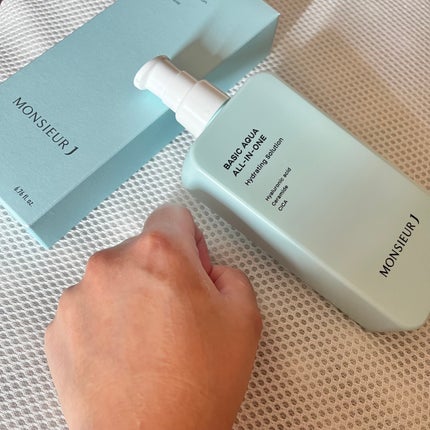 BASIC AQUA ALL-IN-ONE/MONSIEUR J/オールインワン化粧品を使ったクチコミ(3枚目)