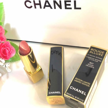 ルージュ アリュール 807 ルージュ デリシュー/CHANEL/口紅を使ったクチコミ（1枚目）