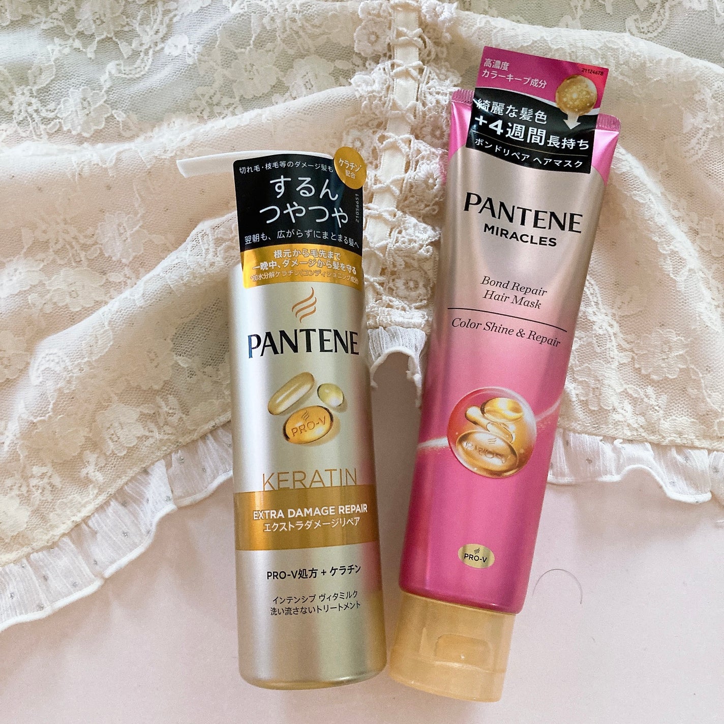 ボンドリペアシリーズ カラーシャイン&リペア ヘアマスク/パンテーン/ヘアマスク・ヘアパックを使ったクチコミ(4枚目)