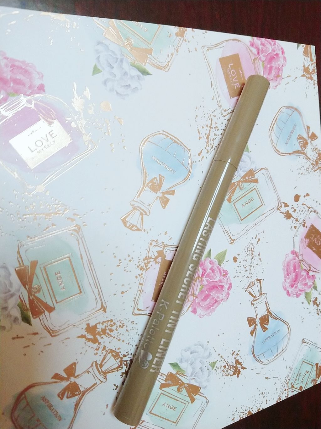 ラスティングシークレットティントライナー/K-パレット/リキッドアイライナーを使ったクチコミ（2枚目）