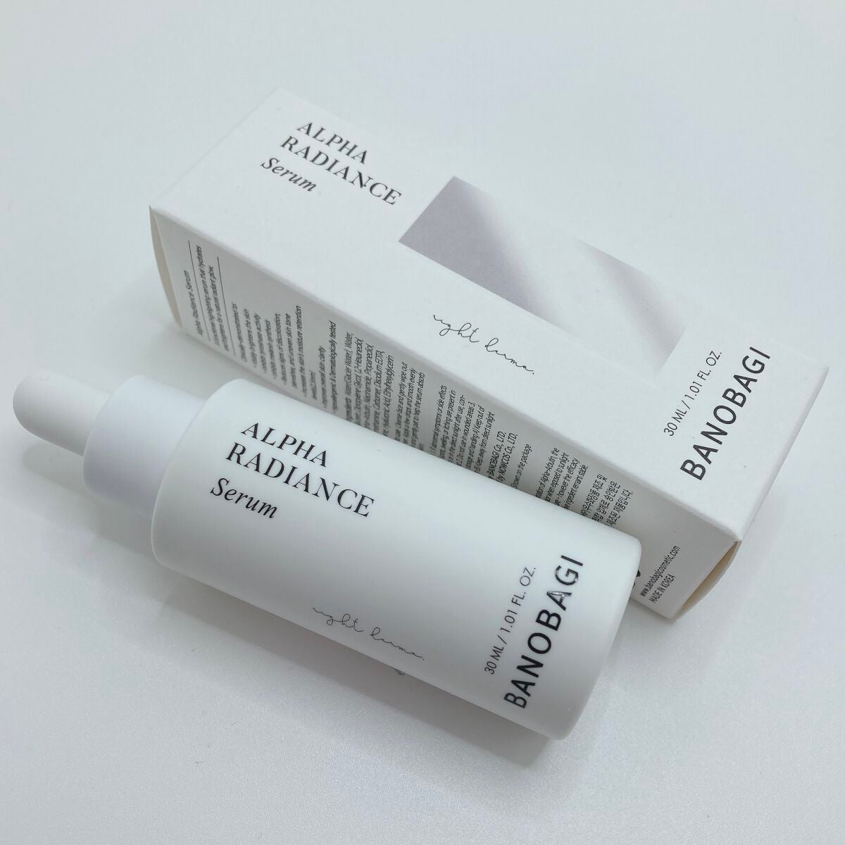 アルファラディアンスグローセラム/BANOBAGI/美容液を使ったクチコミ(1枚目)