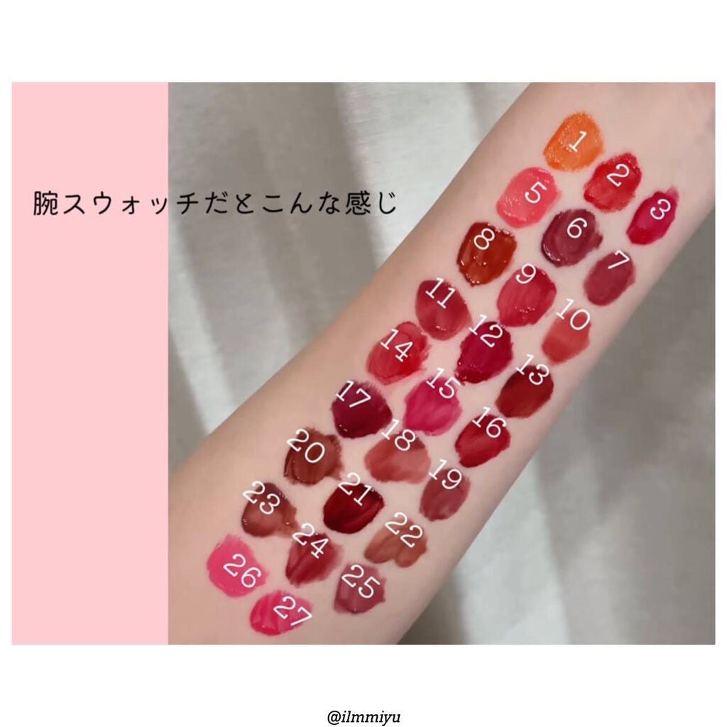 ミユ @ilmmiyu on LIPS 「▫️ロムアンド愛好家による全25色🥰レビュー〖・𝙏𝙬𝙞𝙩𝙩𝙚𝙧..」(4枚目)