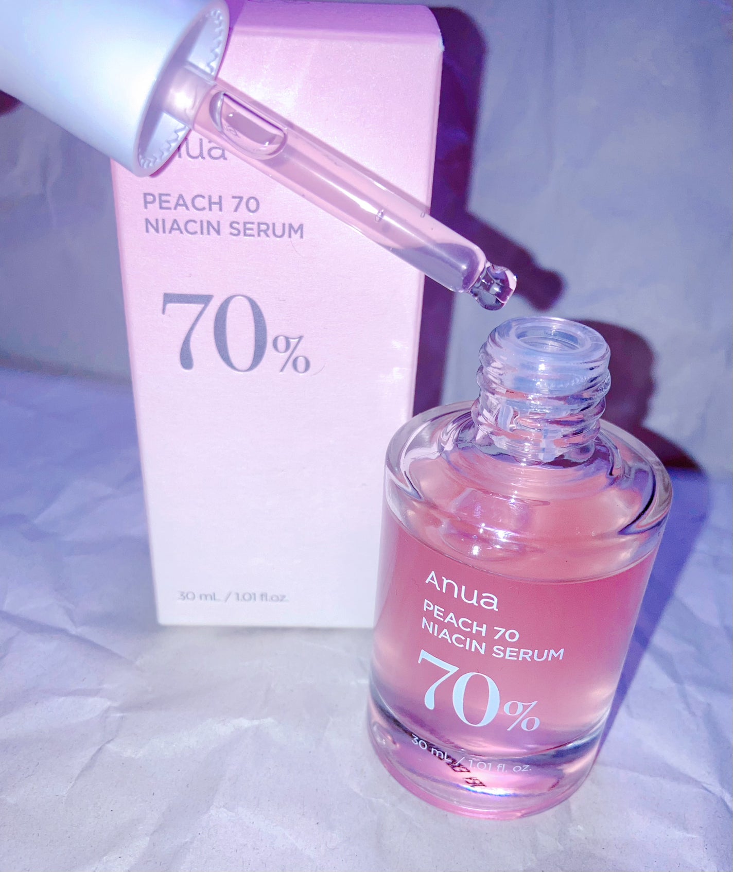 桃70%ナイアシンセラム/Anua/美容液を使ったクチコミ(4枚目)